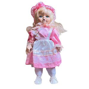 Wyndham Lane Amanda Porcelain Collectable Blue-Eyed Doll